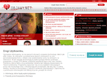 Tablet Screenshot of objawy.net