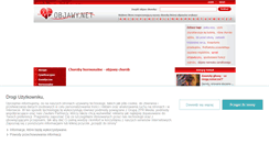 Desktop Screenshot of hormonalne.objawy.net